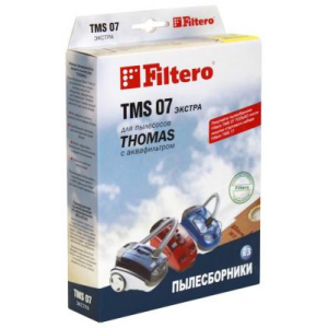Пылесборники FILTERO TMS 07 Экстра, пятислойные, 3 шт., для пылесосов THOMAS