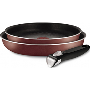 Набор посуды Tefal Э 04175810 Ingenio Red 22/26 см