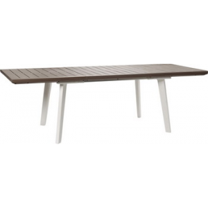 Раздвижной стол Keter Harmony Extendable белый/каппучино