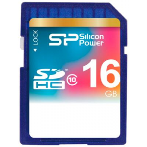 Карта памяти Silicon Power SDHC 16 Gb Class 10 SP 016 GBSDH 010 V 10