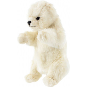 Мягкая игрушка Hansa Белый медведь, игрушка на руку 31 см