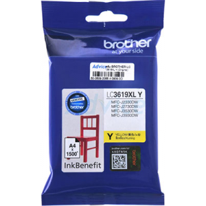 Картридж Brother LC 3619 XLYжелтый