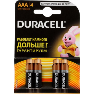 Батарейки DURACELL LR03 MN2400 12BL BASIC (AAA) блистер