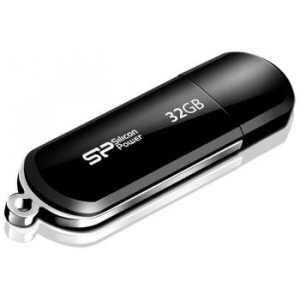 Флешка USB SILICON POWER LuxMini 322 32Гб USB2.0 (sp032gbuf2322v1k)