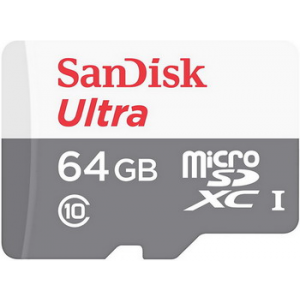 Карта памяти Sandisk 64 GB microSDXC Class 10 Ultra 80 MB/s SDSQUNS-064 G-GN3MN