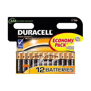 Батарейка Duracell LR 03-12 BL BASIC (12/144/34272)