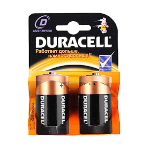 Батарейка Duracell LR 20-2BL