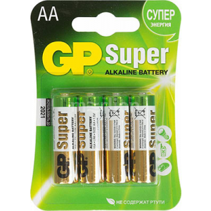 Батарея GP Super Alkaline 15A LR6 AA