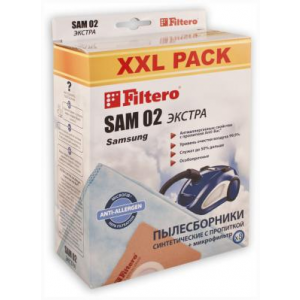 Пылесборник Filtero SAM 02 (8) XXL PACK Экстра Аксессуар