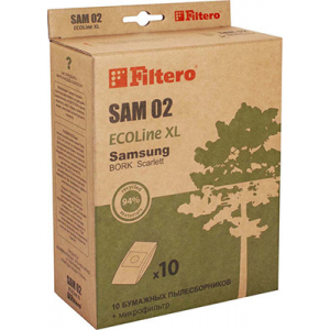 Аксессуар к бытовой технике Filtero SAM 02 Экстра, набор пылесборников