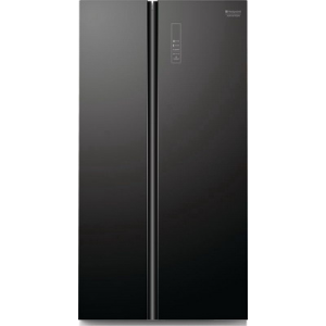 Холодильник Side by Side Hotpoint-Ariston SXBHAE 925 черное стекло