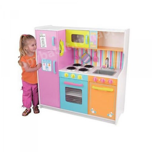 Большая детская игровая кухня "Делюкс" (Deluxe Big & Bright Kitchen) KidKraft 53100_KE
