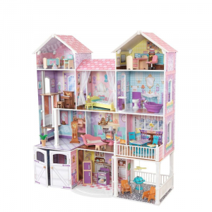 Дом для классических кукол до 32 см "Загородная усадьба" (Country Estate) с мебелью KidKraft 65242_KE