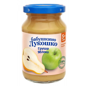 Пюре из груш и яблок Бабушкино Лукошко
