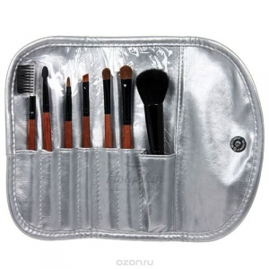 Набор кистей для макияжа Limoni Silver Travel Kit