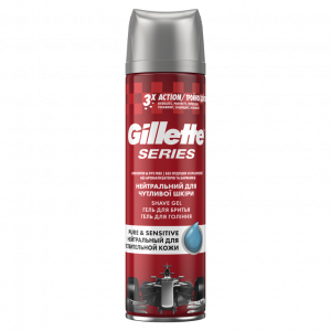Гель для бритья Gillette Series Без отдушек и красителей
