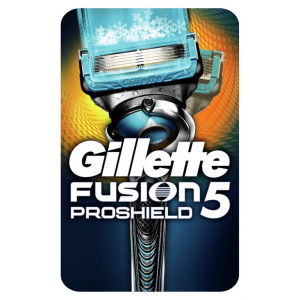 Бритва Gillette Fusion5 ProShield Chill FlexBall С охлаждающей технологией и смазывающими полосками до и после лезвий