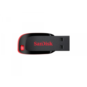 Usb-флешка Sandisk CZ50 Cruzer Blade 64 Gb, черный / красный SDCZ50-064G-B35