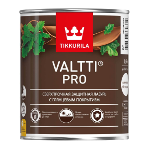 Лазурь защитная для древесины Tikkurila Valtti Pro / Тиккурила Валтти Про глянцевая