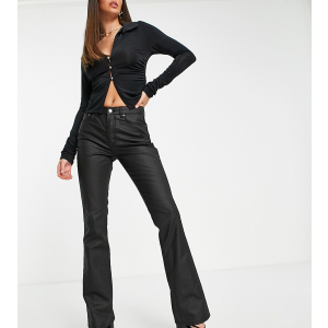 Черные расклешенные женские джинсы ASOS DESIGN Tall