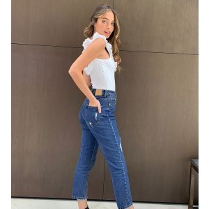 Женские джинсы в винтажном стиле с завышенной талией Vero Moda Petite