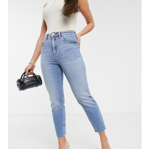 Синие узкие женские джинсы в винтажном стиле ASOS DESIGN Petite