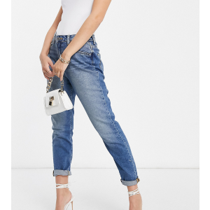 Узкие женские джинсы с потертостями ASOS DESIGN Синие