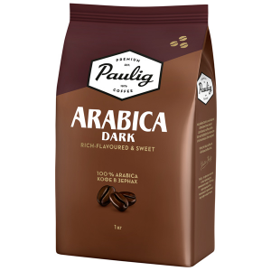 Кофе в зернах Paulig Arabica Dark bean