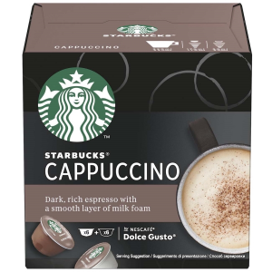 Кофе в капсулах Starbucks Cappuccino для системы Nescafe Dolce Gusto,12шт