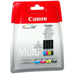 Картридж Canon CLI-451C для MG6340, MG5440, IP7240 Голубой. 332 страниц