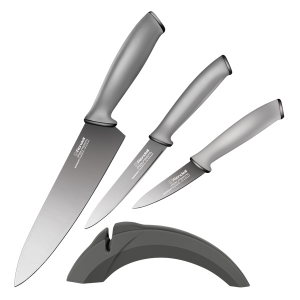 Набор кухонных ножей Rondell Kroner RD-459 с точилкой (4 предмета)
