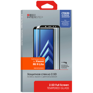 Защитное стекло InterStep FSC для Xiaomi Mi 9 Lite, Black