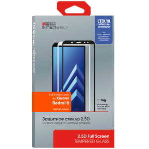 Защитное стекло InterStep FSC для Xiaomi Redmi 8, Black