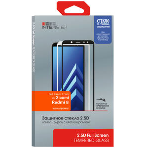 Защитное стекло InterStep FSC для Xiaomi Redmi 8 Black