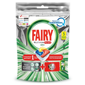 Капсулы для посудомоечных машин "Fairy Platinum All in 1"