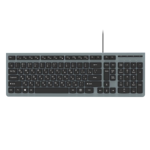 Клавиатура проводная Ritmix RKB-400 Grey