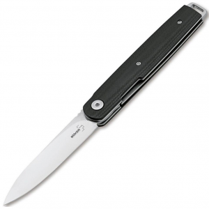Нож складной Boker Plus LRF сталь VG10 Satin Plain рукоять стеклотекстолит G10 01BO078