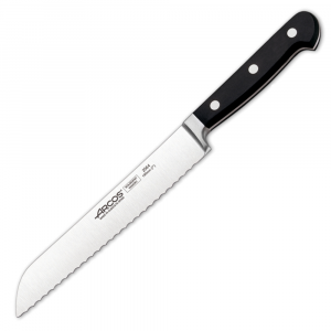 Нож кухонный стальной для хлеба 18 см ARCOS Clasica 2564