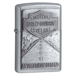 Зажигалка ZIPPO Harley-Davidson® Легенда, с покрытием Street Chrome™