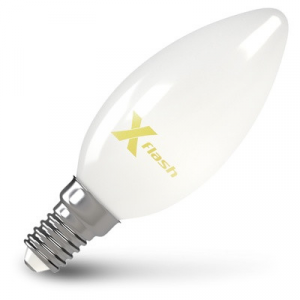 Лампа светодиодная X-Flash XF-E14-FLM-C35-4W-2700K-230V 48496