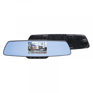 Видеорегистратор автомобильный Inspector Typhoon зеркало заднего вида, 4Мп, 2560х1080, обзор 150°, экран 4.3", GPS