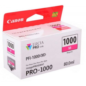 Картридж Canon PFI-1000 M 0548C001 для PRO1000, пурпурный (80 ml)