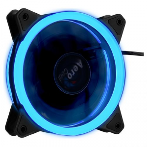 Вентилятор для корпуса AeroCool REV Blue 4713105960952 120x120x25мм, цвет светодиодов: синий, подсве