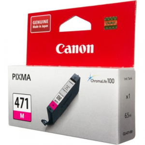 Картридж Canon CLI-471 M 0402C001 для MG5740, MG6840, MG7740. Пурпурный. 320 страниц
