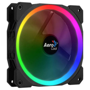 Вентилятор для корпуса AeroCool ORBIT 120 RGB 120x120mm, 1200 об/мин, 55,9 CFM, 14,1 дБА, 3-pin, LED