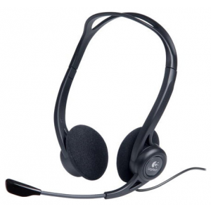 Гарнитура проводная Logitech Stereo Headset 960 USB 981-000100 20 - 20000 Гц