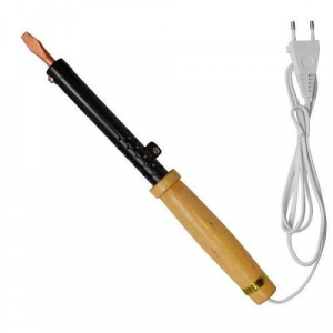 Паяльник электрический ЭПСН, 25 Вт, 220 В, деревянная ручка, REXANT 12-0225