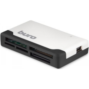 Карт-ридер Buro BU-CR-2102 USB 2.0 белый (389732)