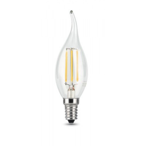 Лампа GAUSS Filament Свеча на ветру E 14 11 W 4100 K 104801211