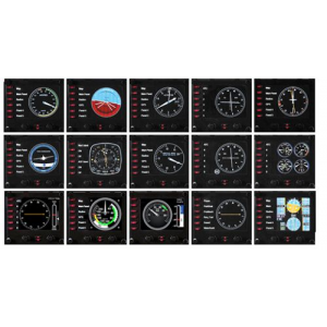 Панель Logitech G Flight Instrument Panel 945-000008 (с ЖК-дисплеем для авиасимуляторов)